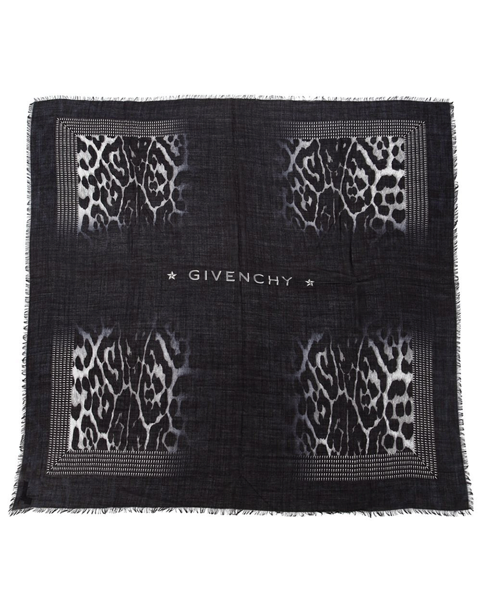 GIVENCHY-Shaded Leopard Scarf-