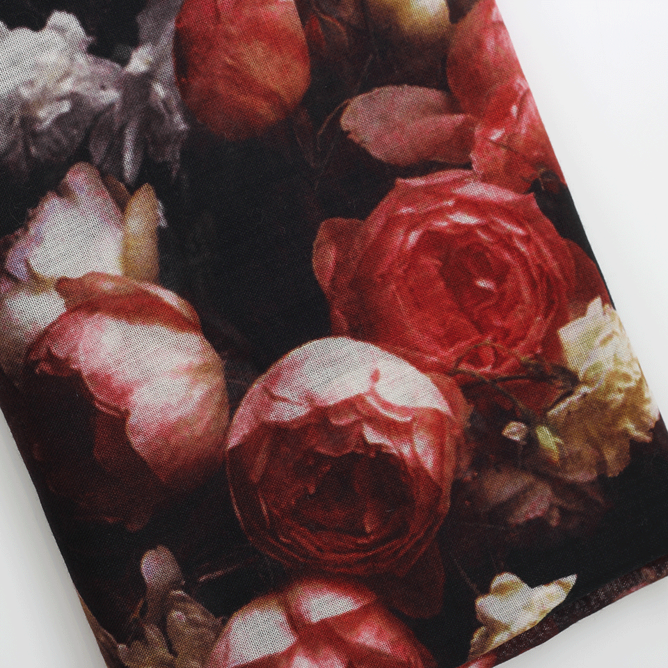 GIVENCHY-Flower Bouquet Scarf-