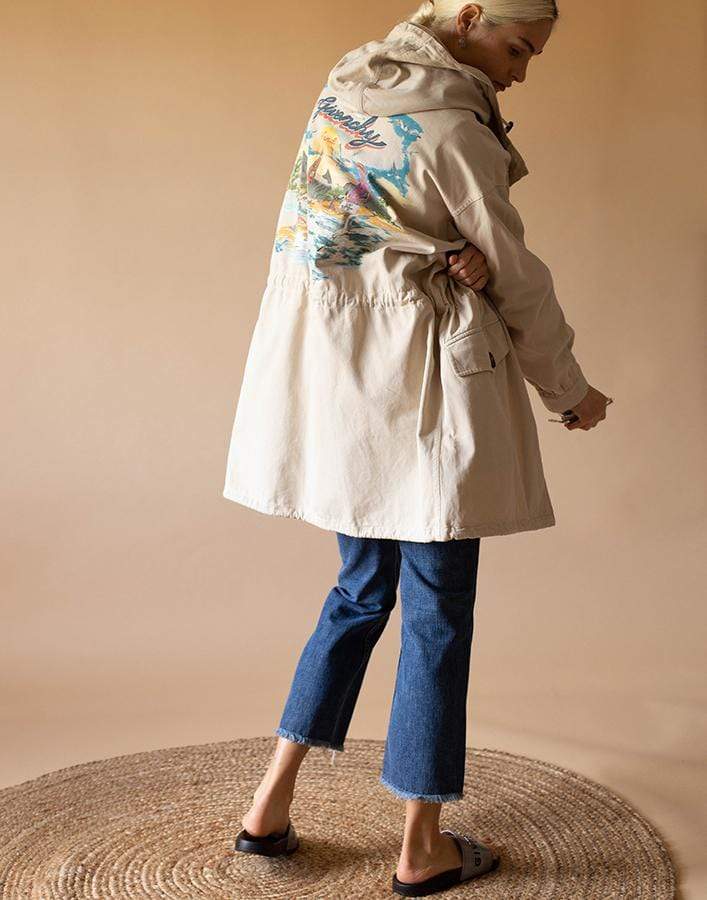 GIVENCHY-Washed Cotton Island Parka-