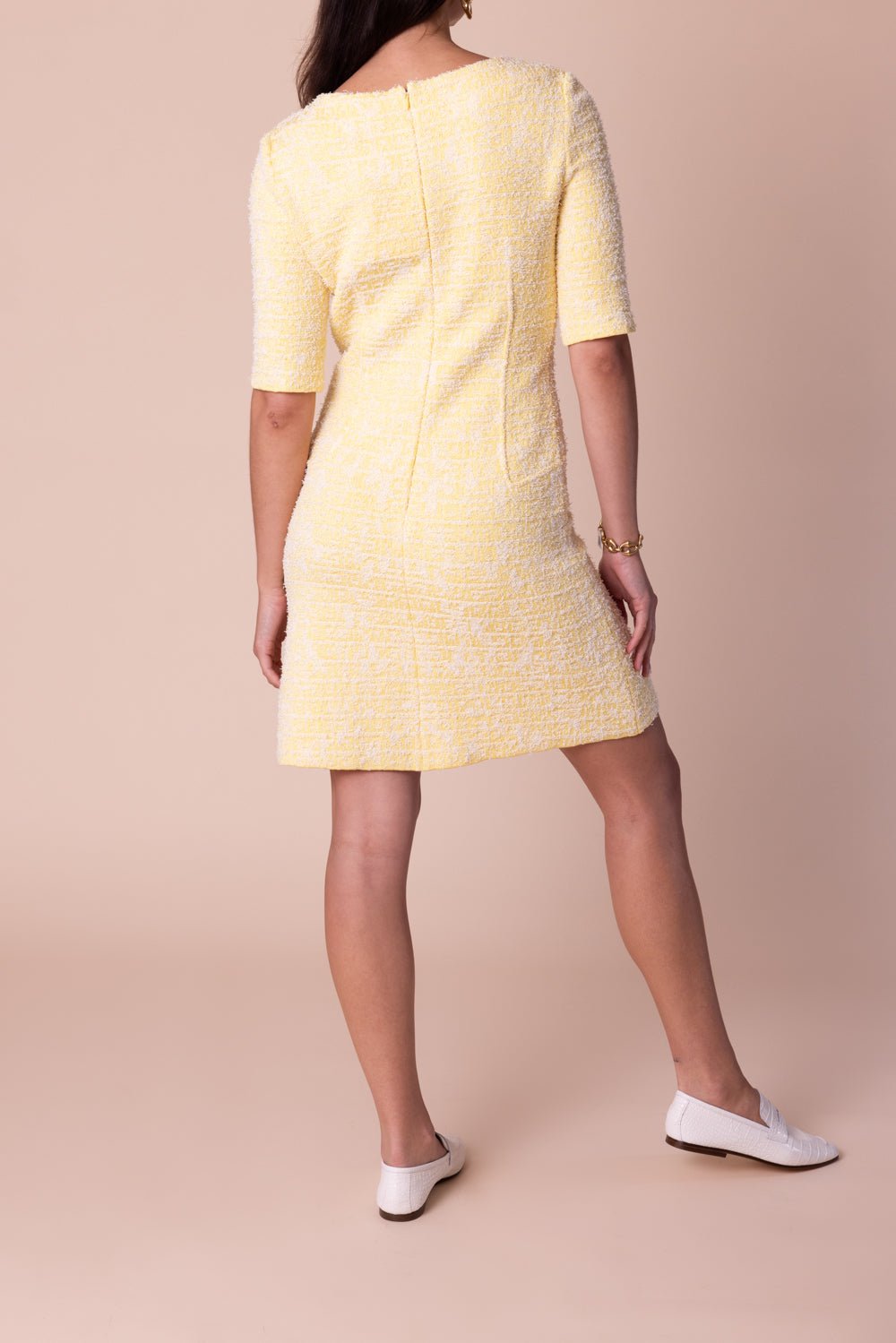 GIVENCHY-A Line Short Sleeve Mini Dress-