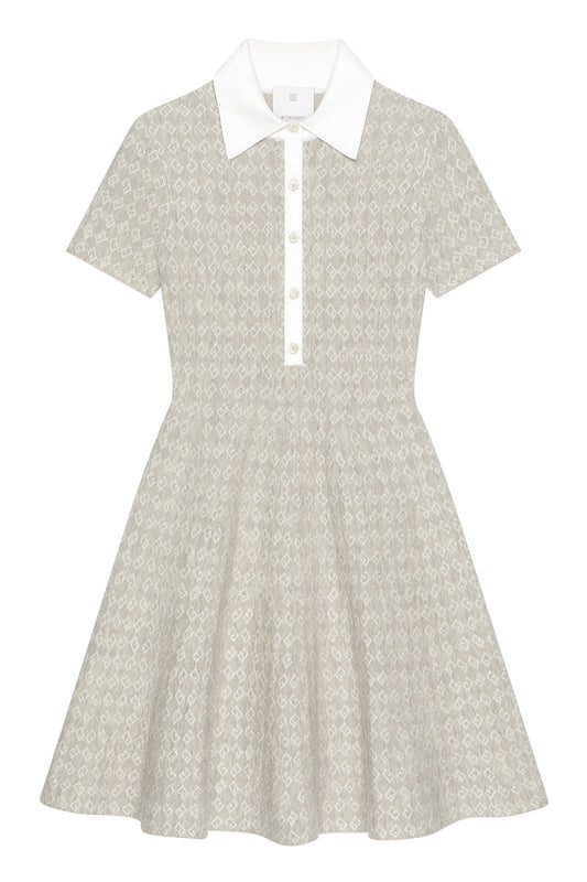 Monogram Polo Dress-BEIGE-XS-CLOTHINGDRESSCASUAL-GIVENCHY