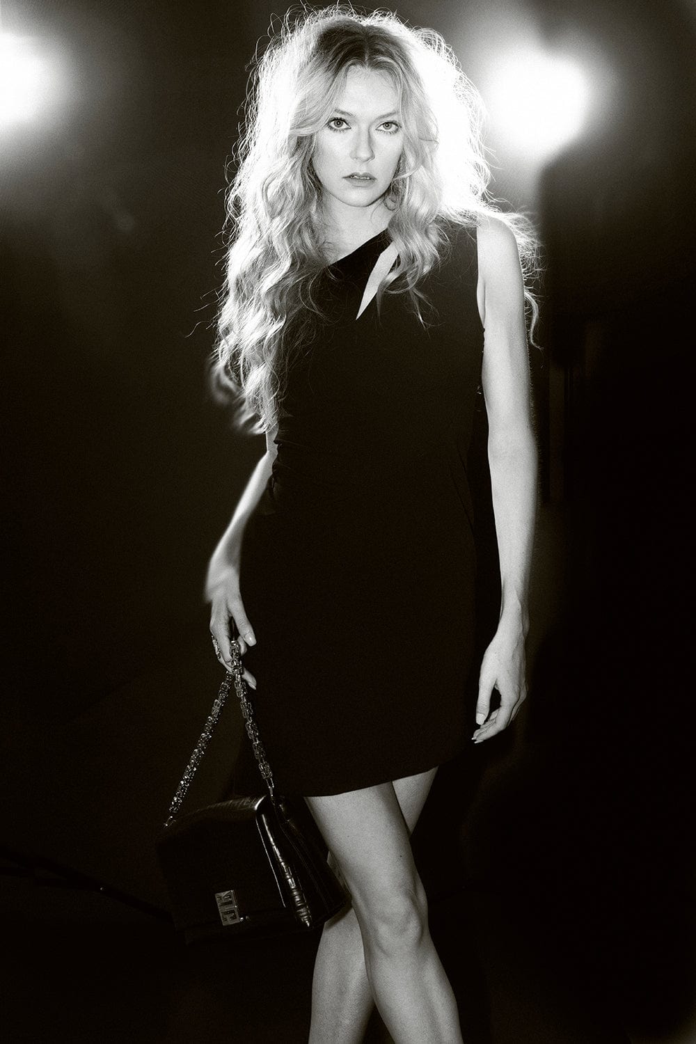 GIVENCHY-One Shoulder Mini Dress-