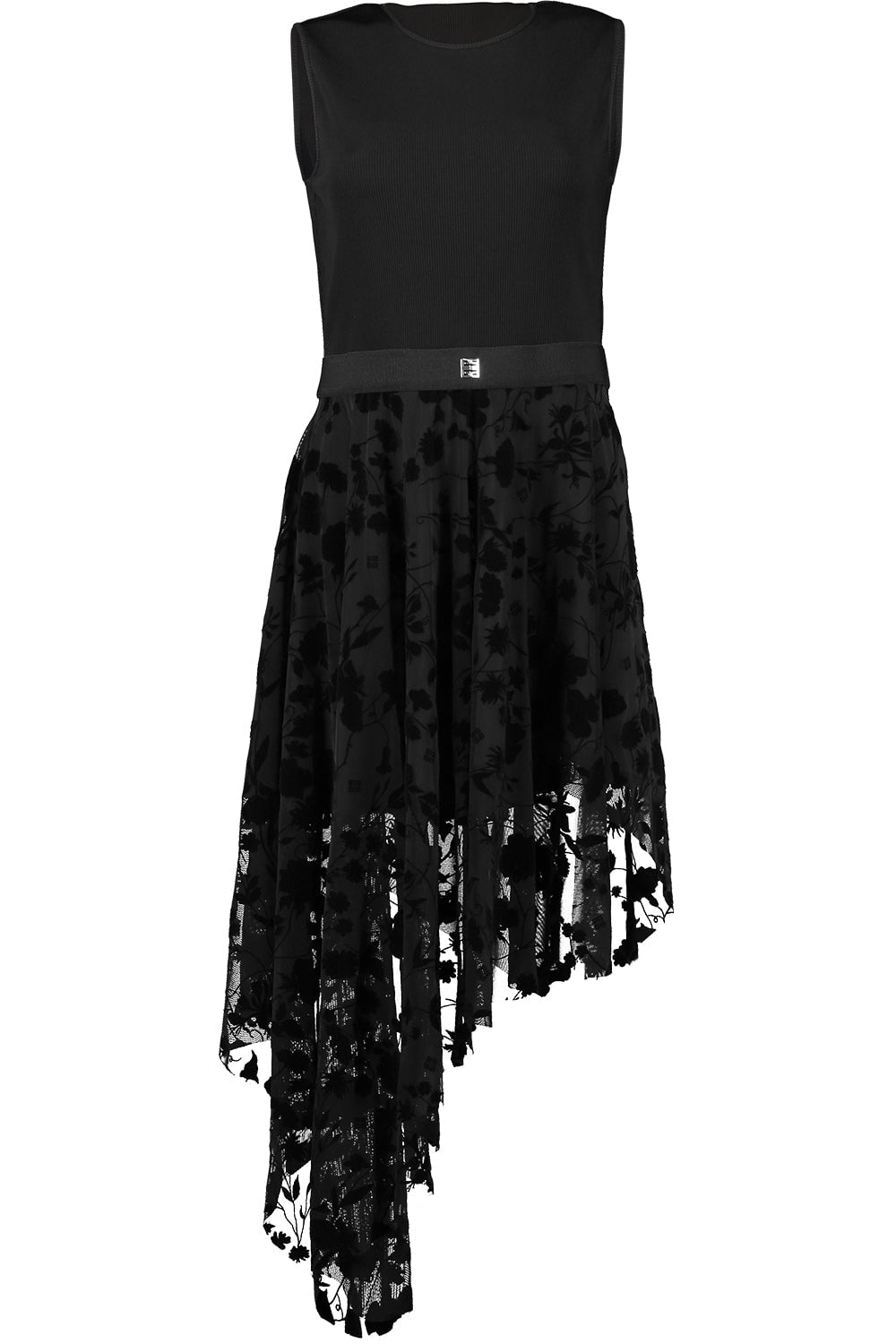 GIVENCHY-Sleeveless Flare Skirt Dress-