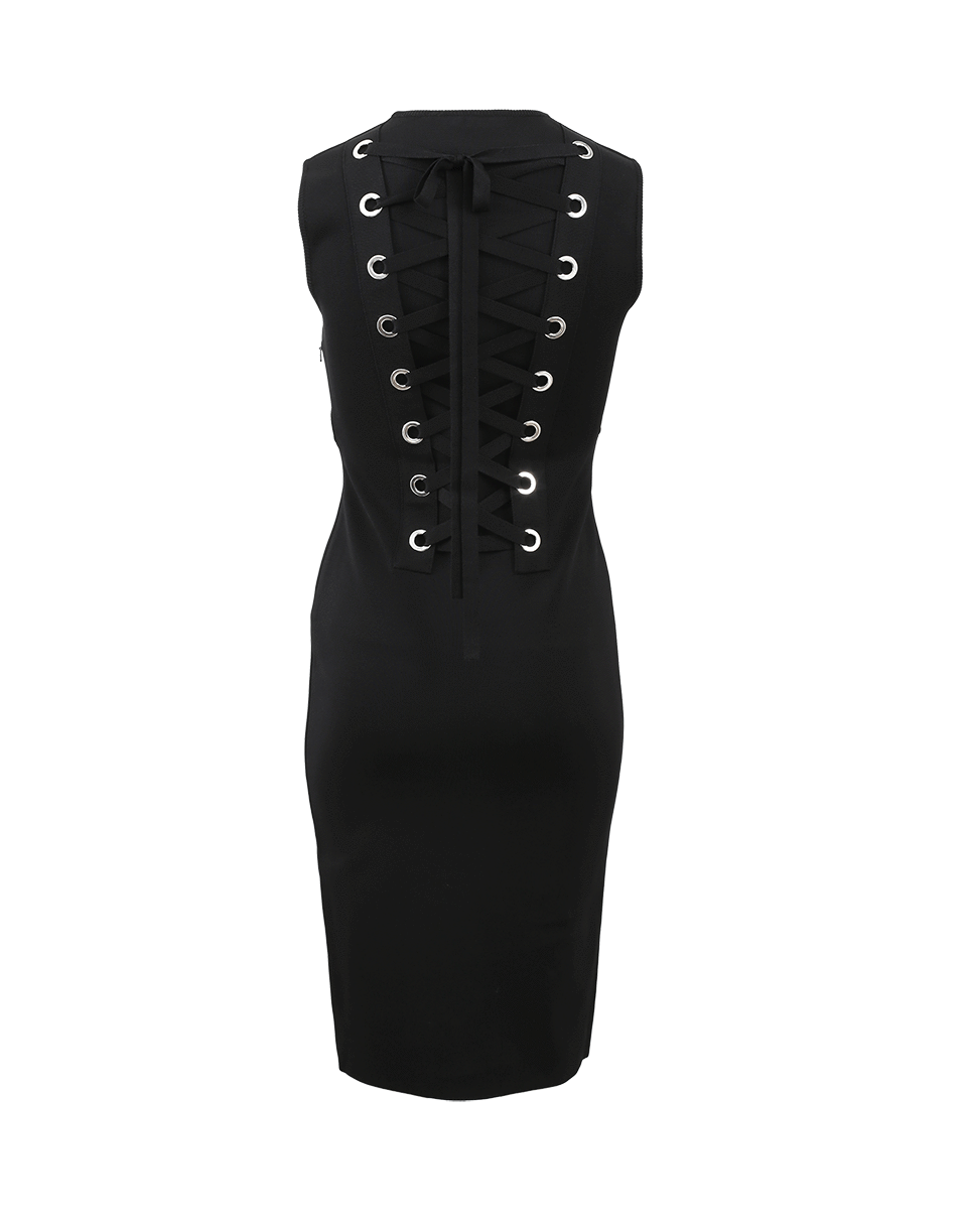 GIVENCHY-Lace Up Back Jersey Dress-