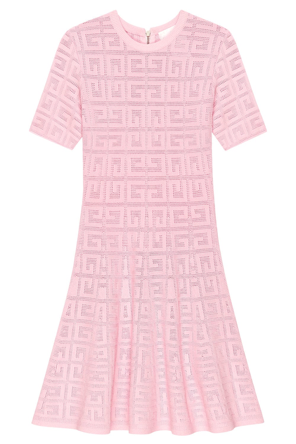GIVENCHY-Short Dress With Flounce Bottom-