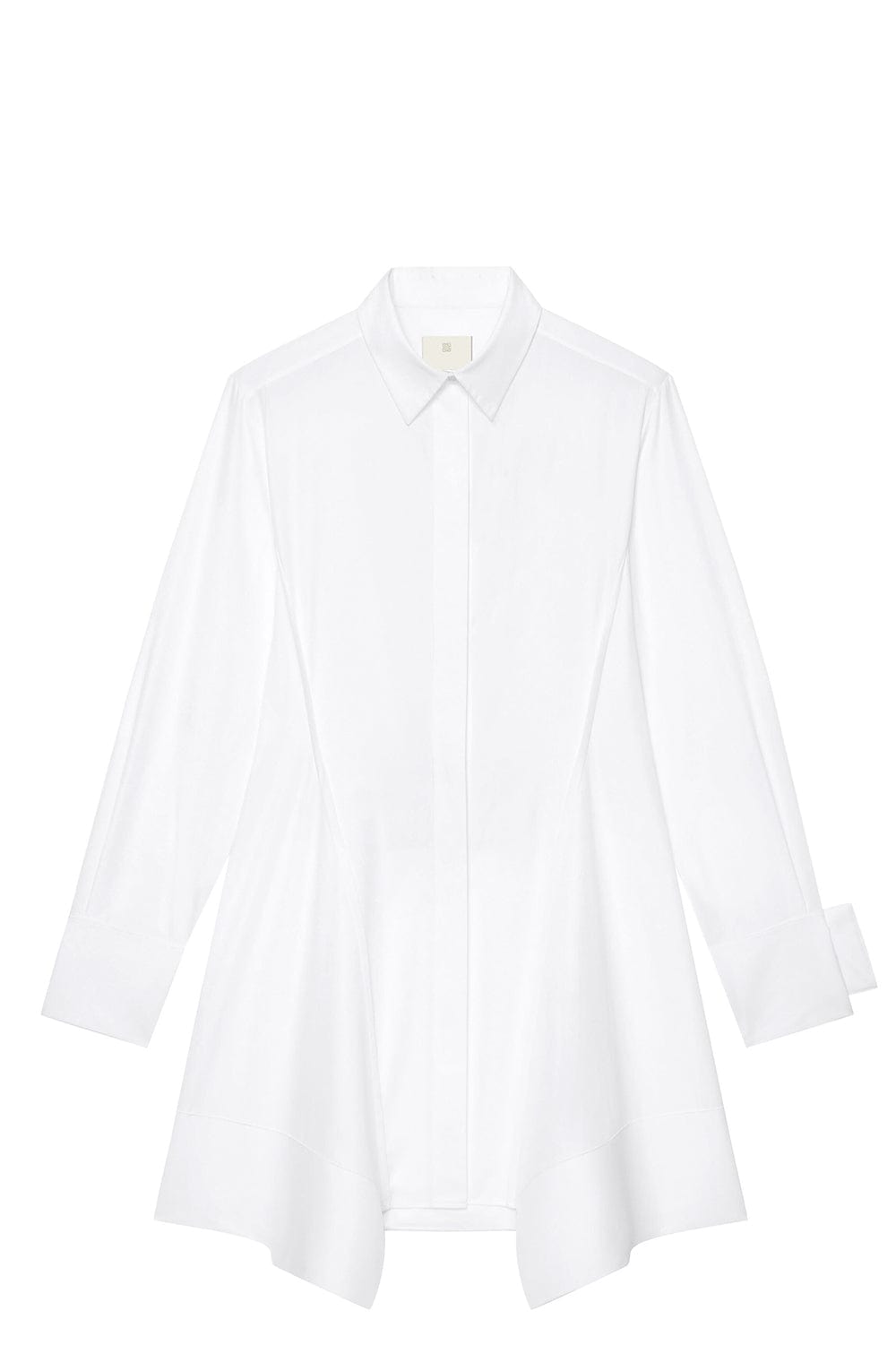 GIVENCHY-Short Peplum Shirt Dress-