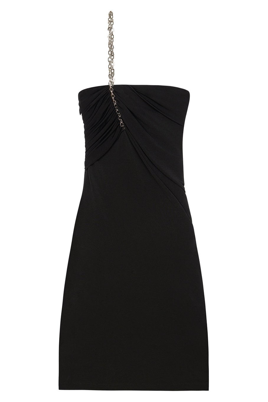 GIVENCHY-Strapless Dress W/ Chain-