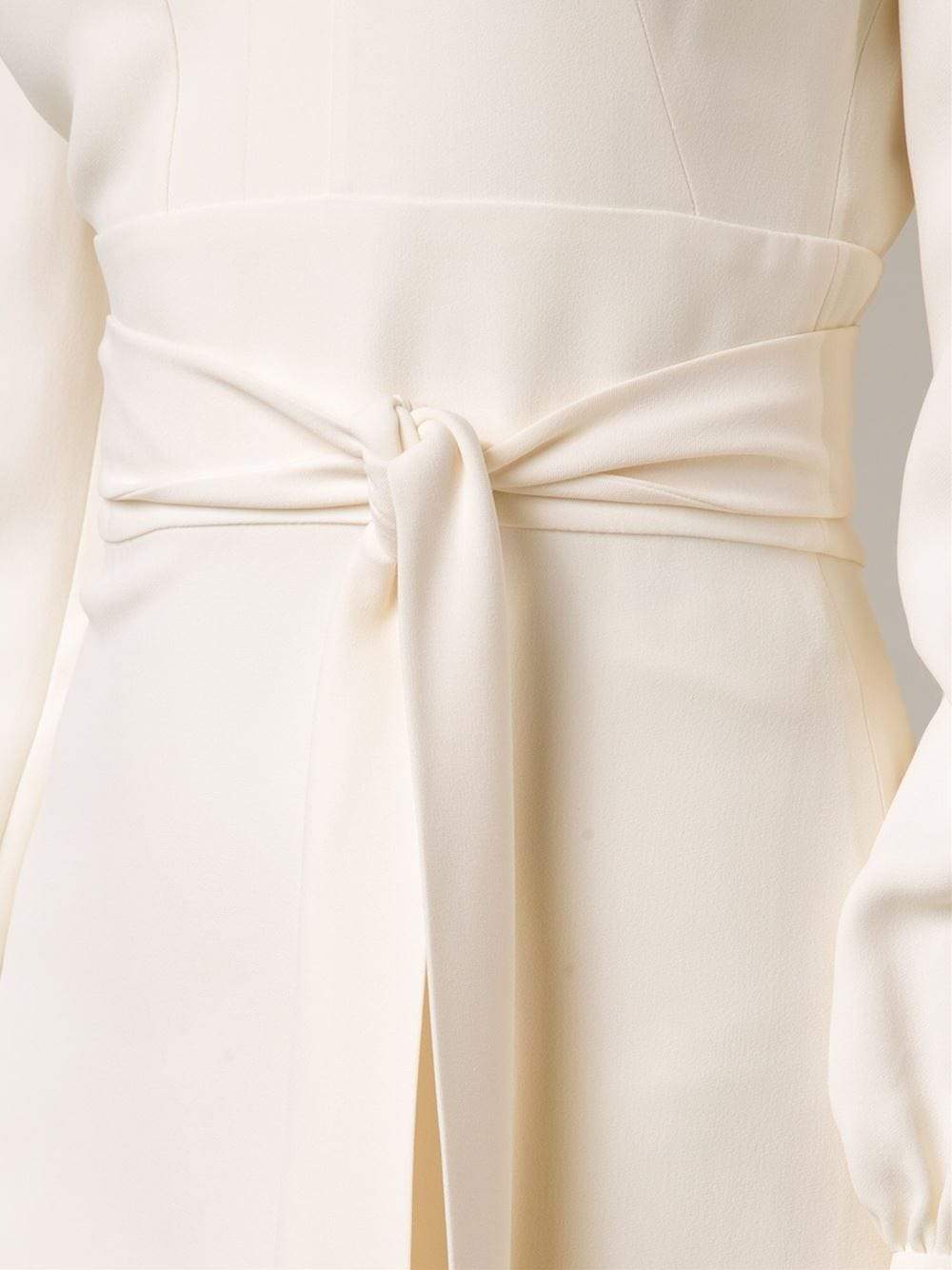 GIVENCHY-Slit Neckline Dress-