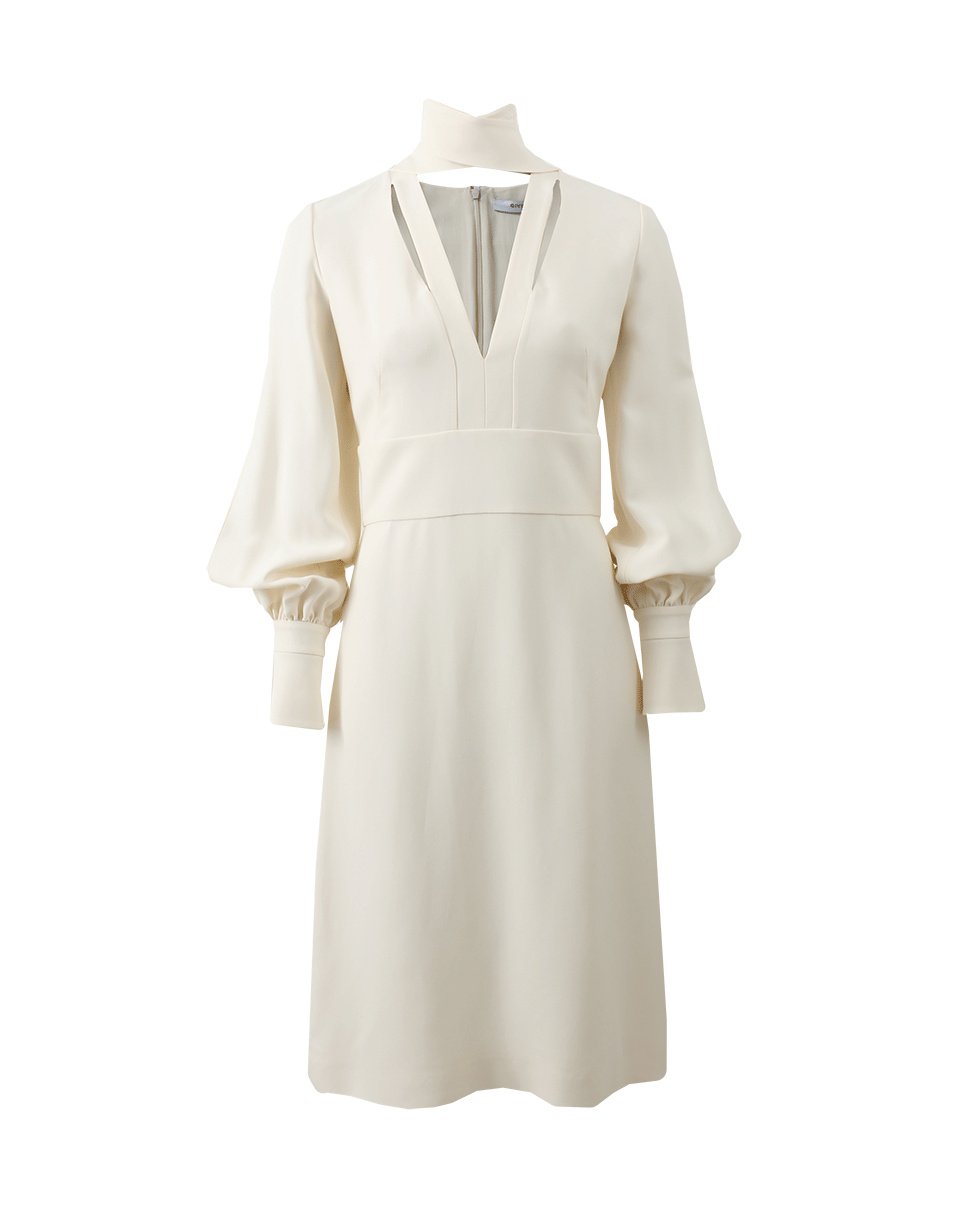 GIVENCHY-Slit Neckline Dress-