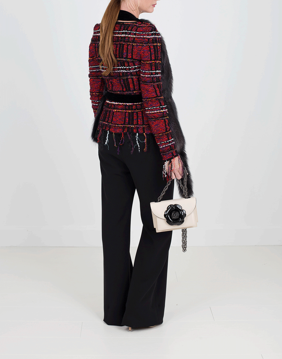 GIVENCHY-Backless Marmot Vest-BLK/PRPL