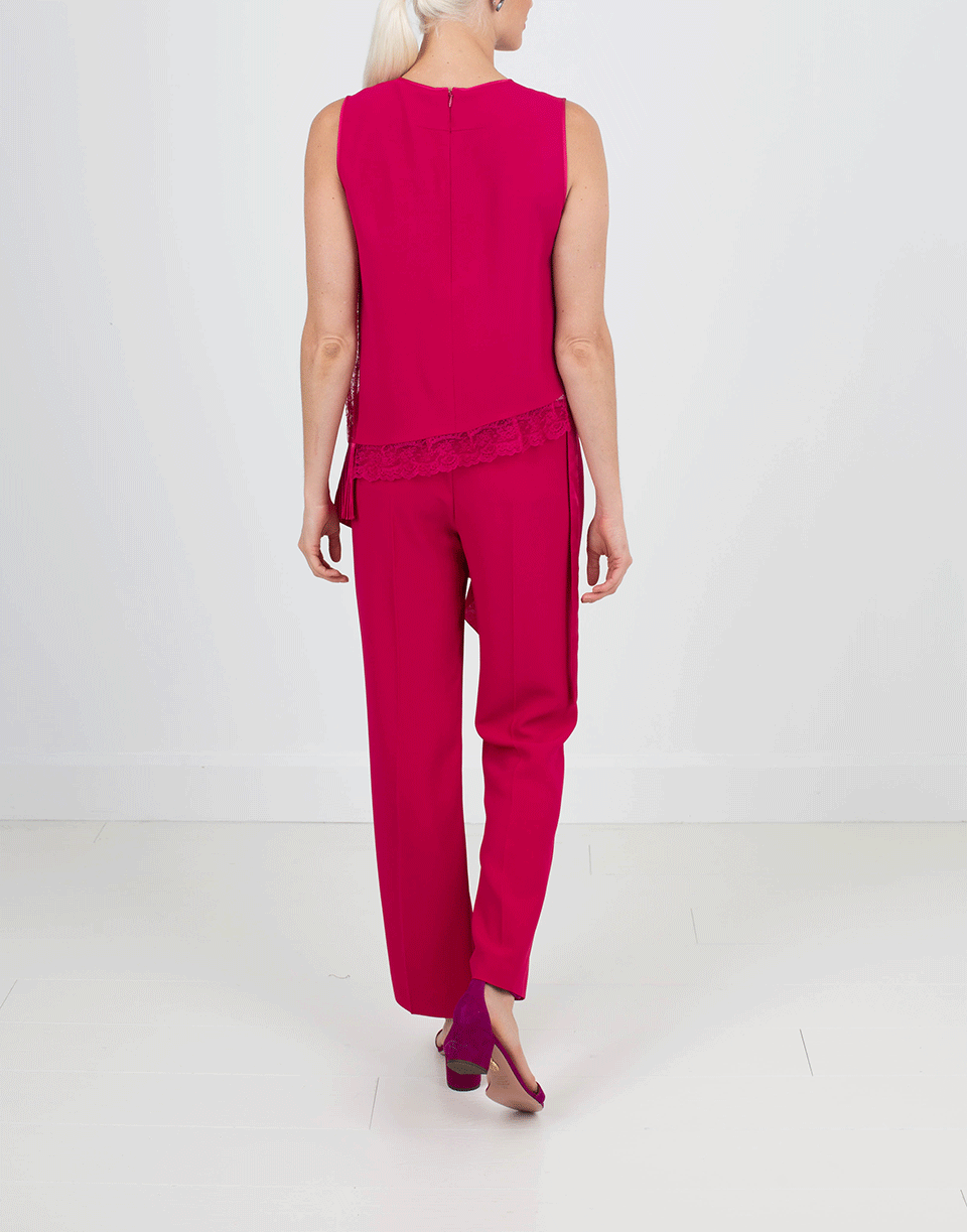 GIVENCHY-Cady Pant With Mixed Media Top-
