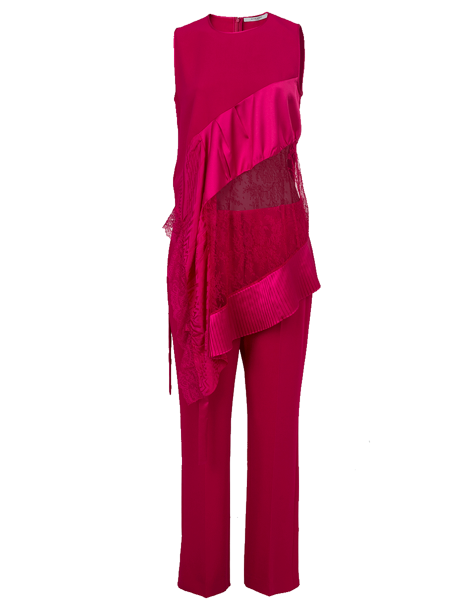 GIVENCHY-Cady Pant With Mixed Media Top-