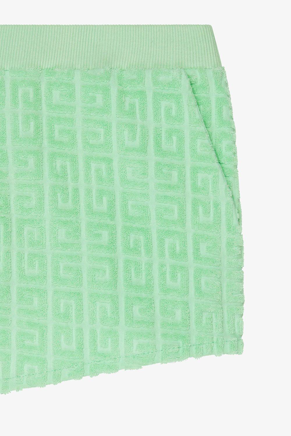 GIVENCHY-Toweling Shorts-AQUA GREEN