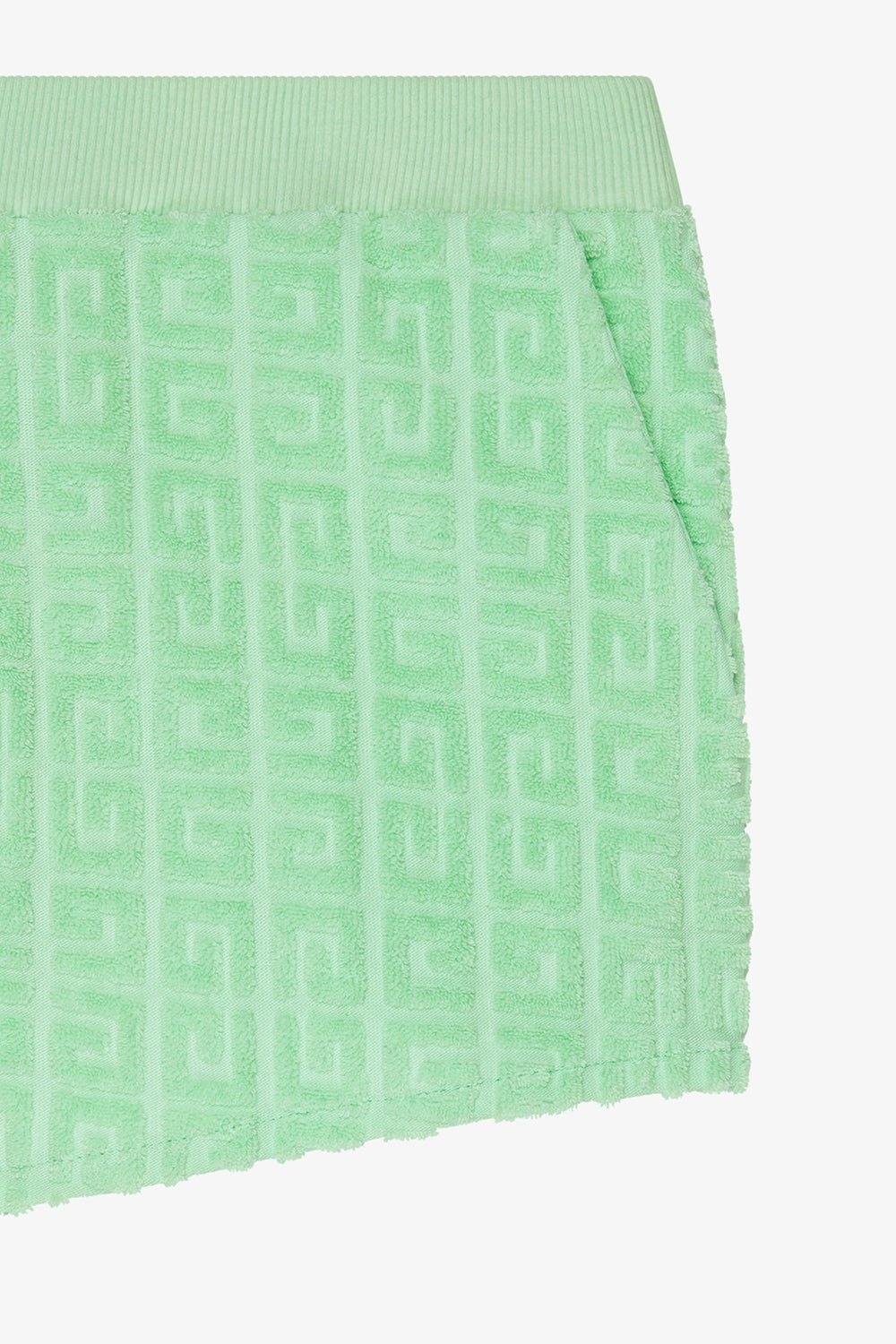 GIVENCHY-Toweling Shorts-AQUA GREEN