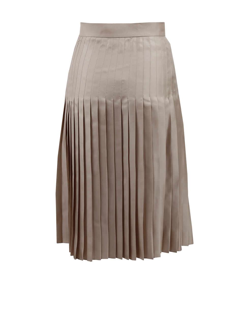 GIVENCHY-Stitched Down Pleated Skirt-TAUPE