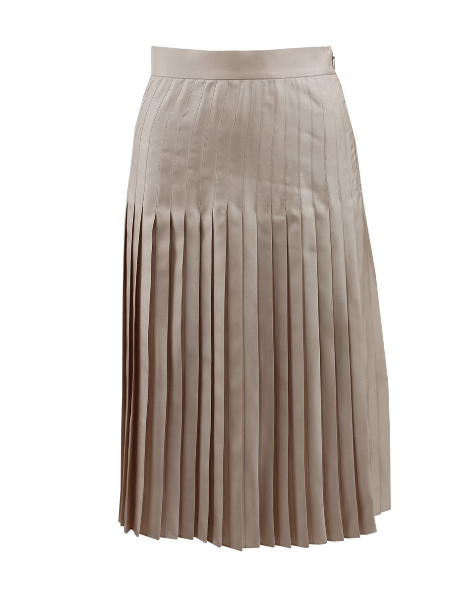 GIVENCHY-Stitched Down Pleated Skirt-TAUPE