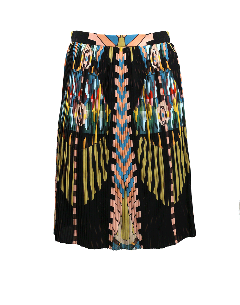 GIVENCHY-Cleopatra Print Tech Skirt-