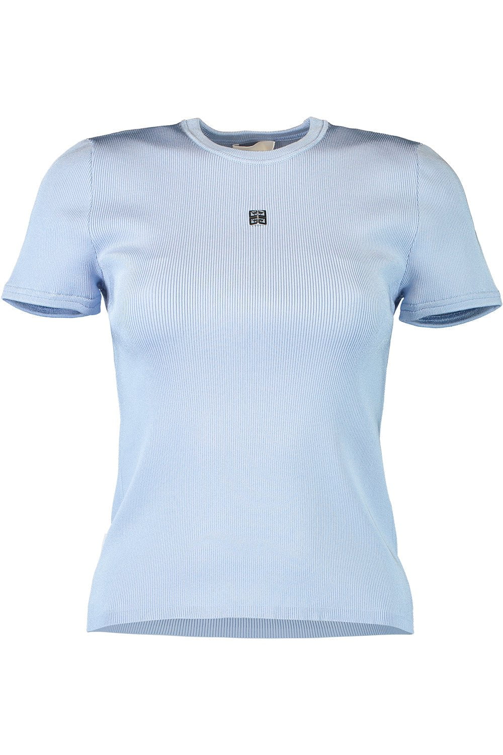 GIVENCHY-Short Sleeve Ribbed Tee-