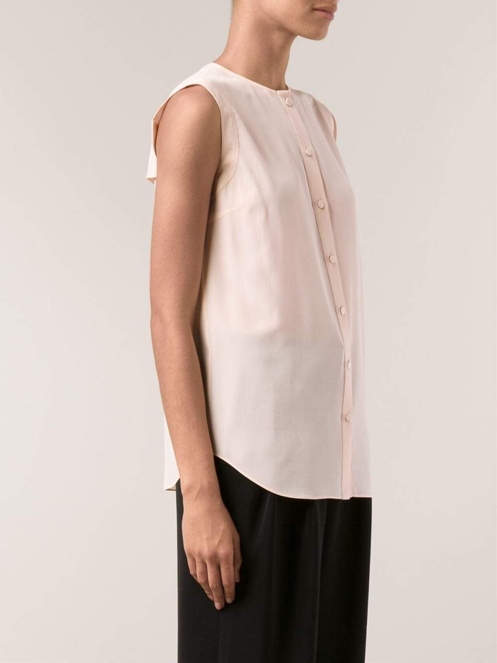 GIVENCHY-Crepe De Chine Blouse-