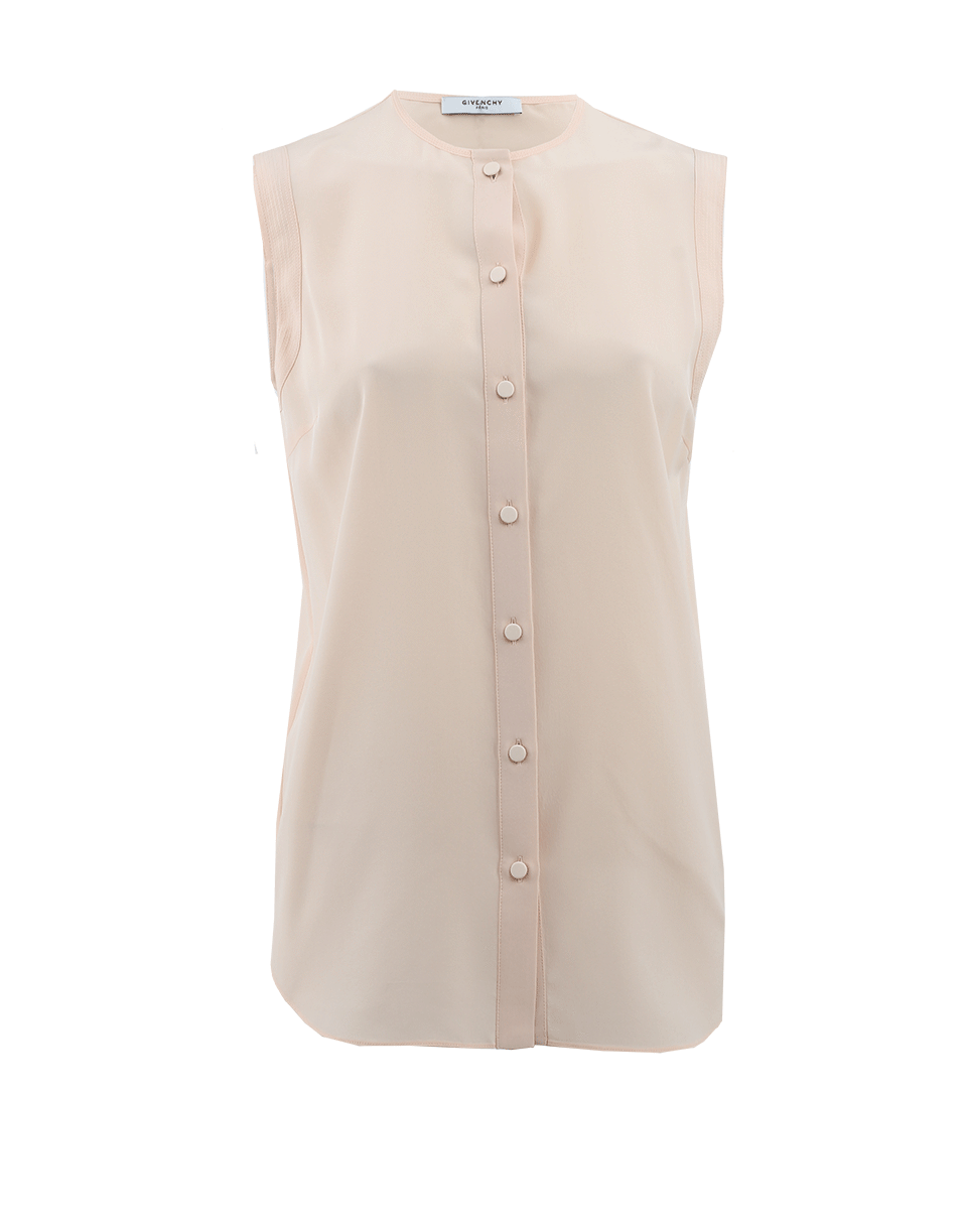 GIVENCHY-Crepe De Chine Blouse-