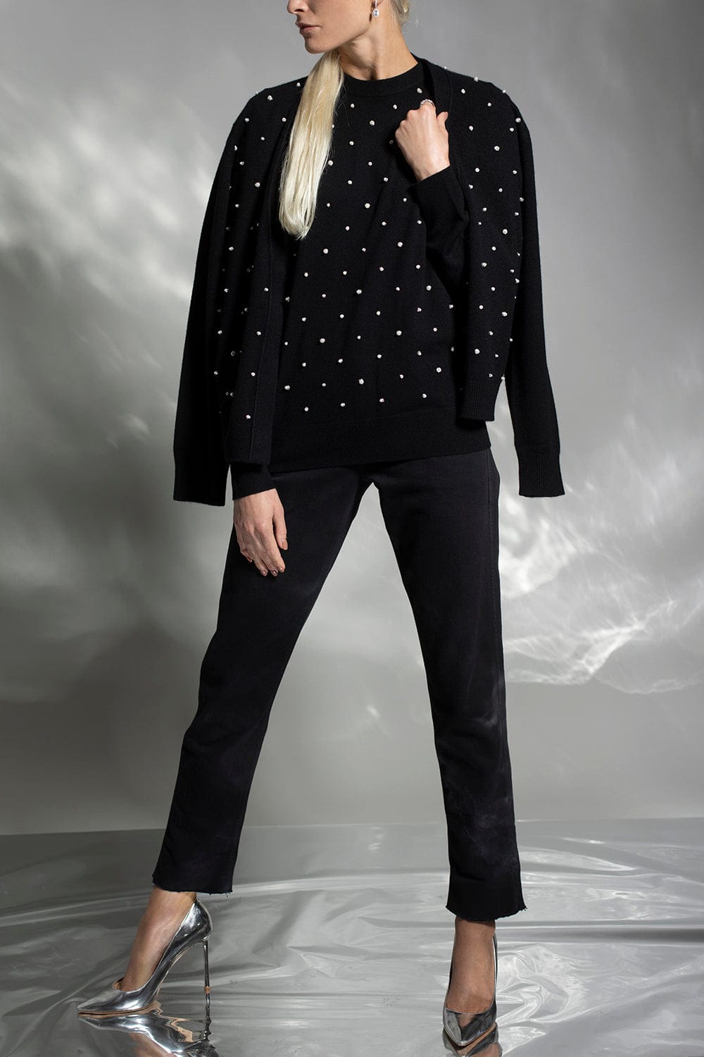 GIVENCHY-Embroidered Cardigan-
