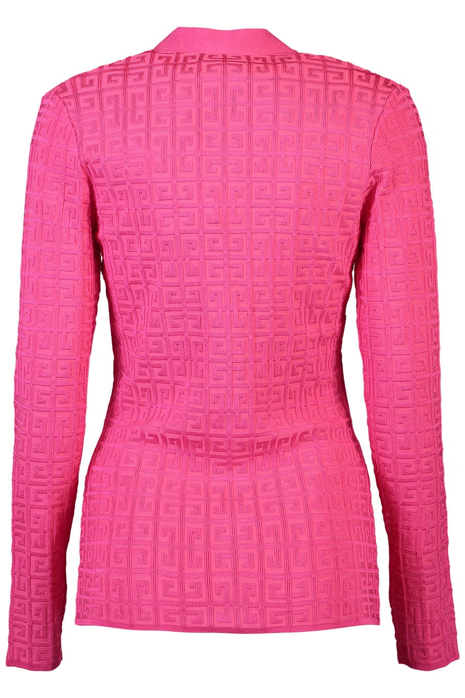 GIVENCHY-Button Up Fitted Monogram Cardigan-