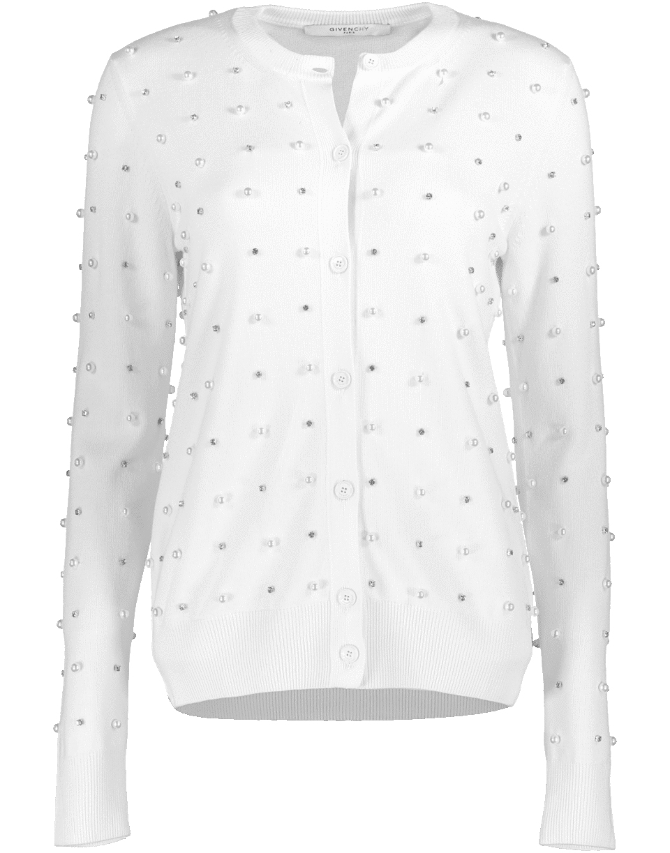 GIVENCHY-Pearl Cardigan-