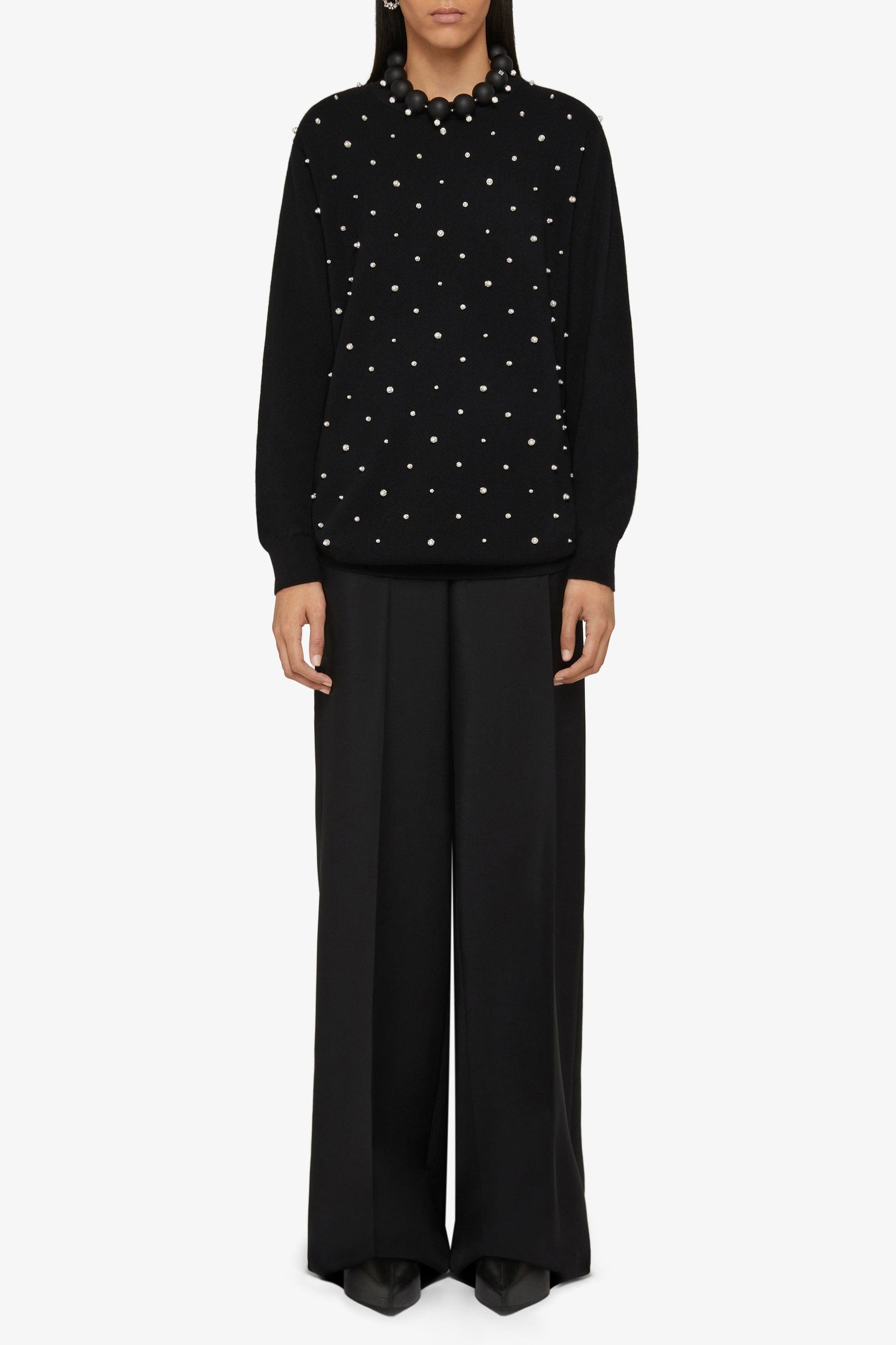 GIVENCHY-Embroidered Sweater-