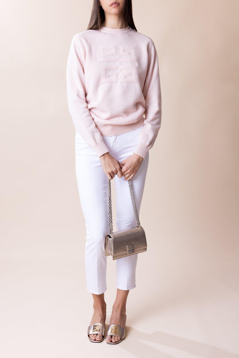 GIVENCHY-4G Sweater- Blush Pink-