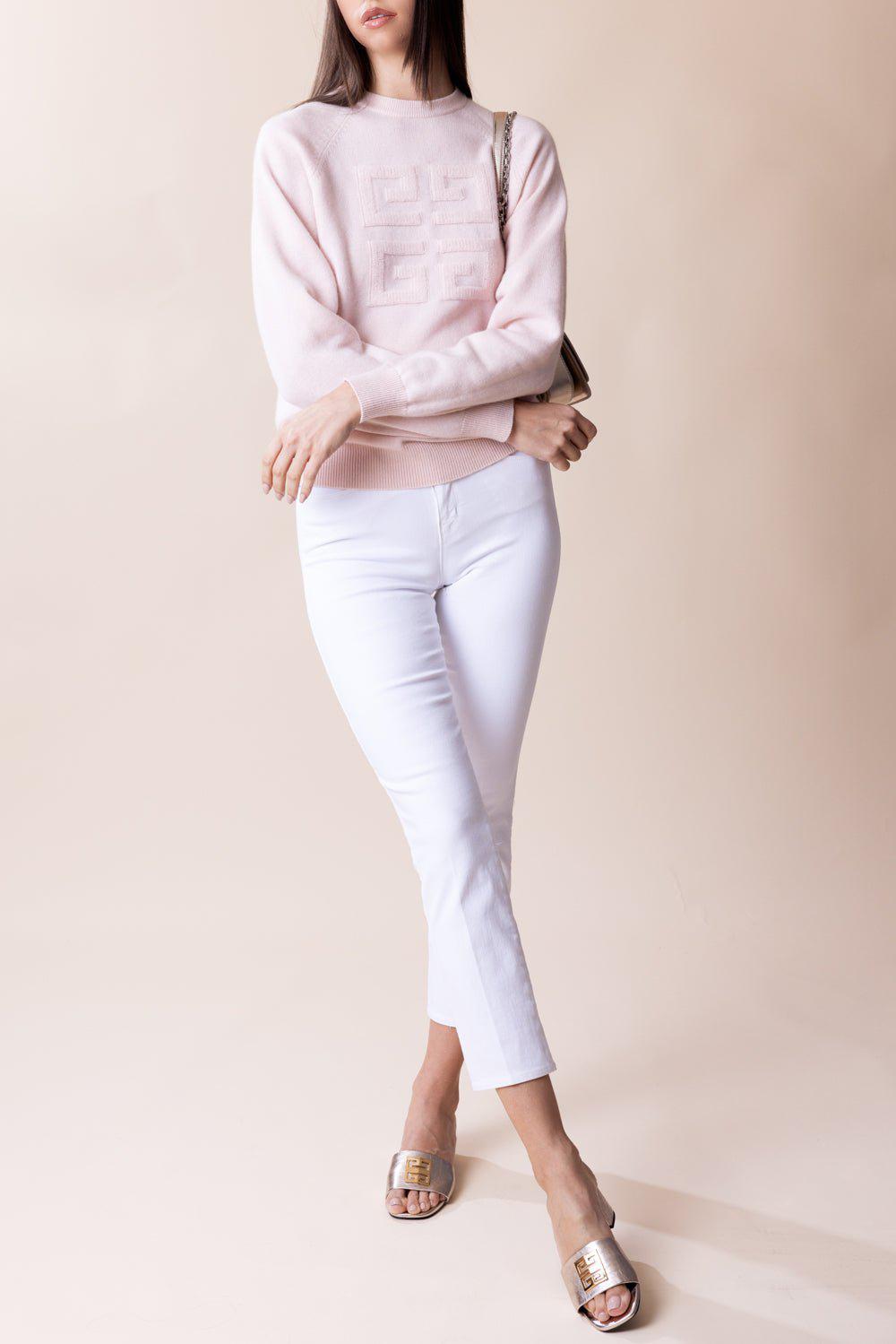 GIVENCHY-4G Sweater- Blush Pink-