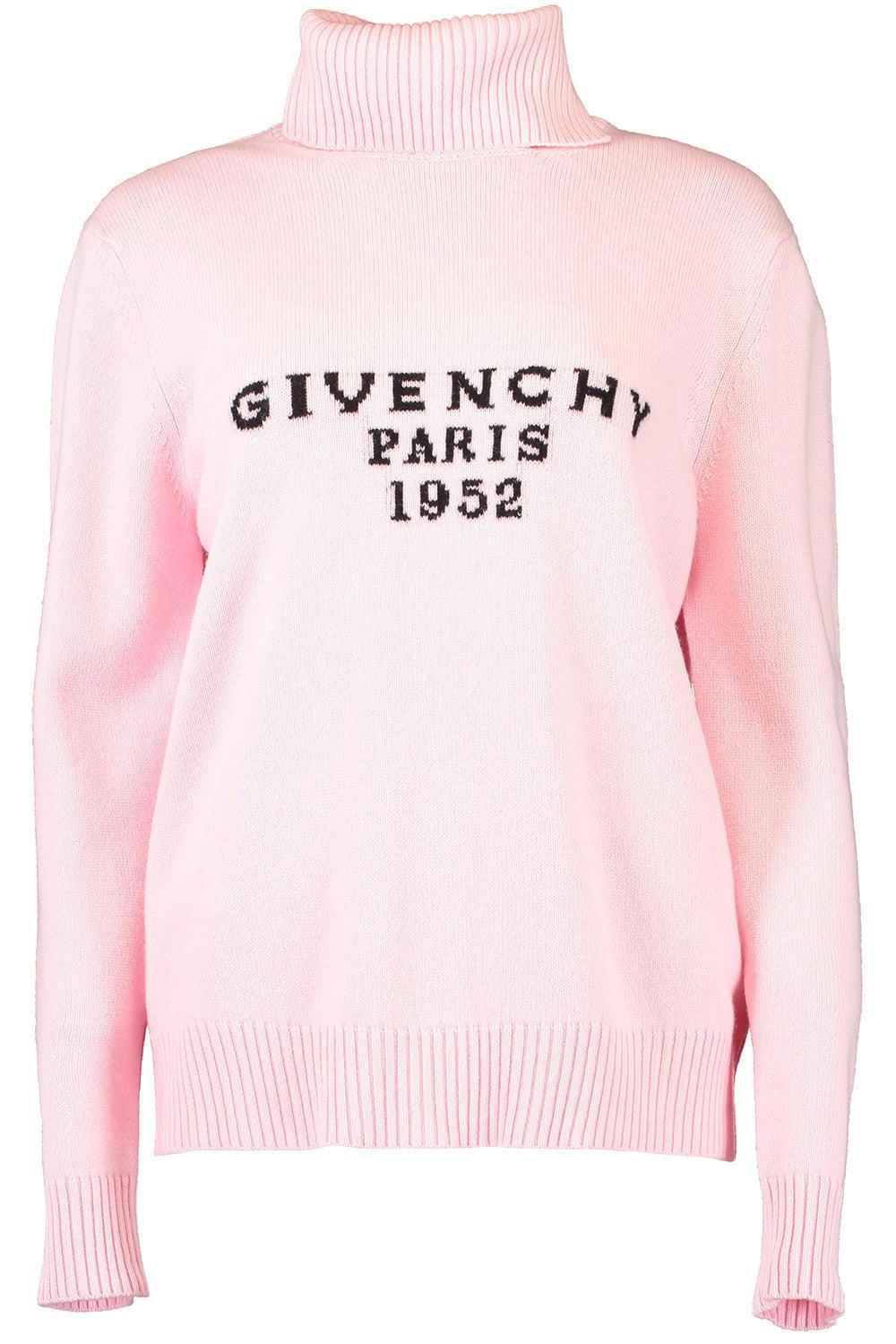 High Neck Sweater-LT PINK-XS-CLOTHINGTOPSWEATER-GIVENCHY
