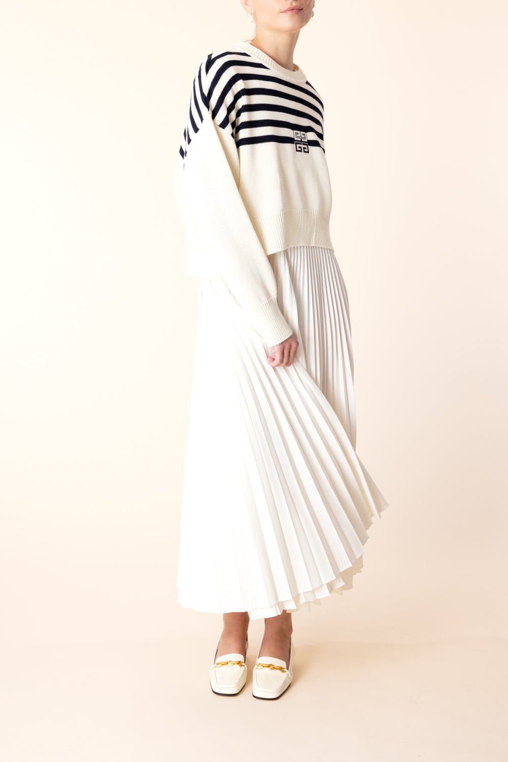 GIVENCHY-4G Striped Sweater-