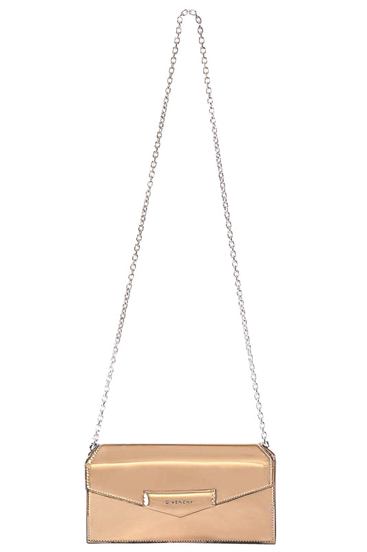 Antigona Chain Wallet - Golden-GOLD-HANDBAGEVENING-GIVENCHY