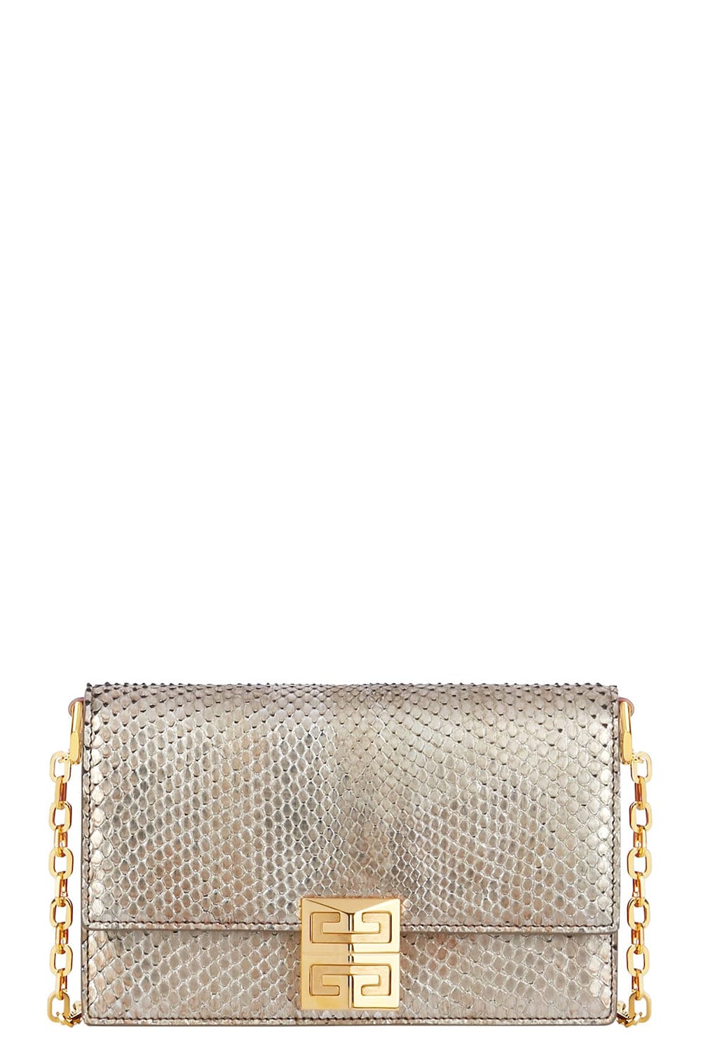GIVENCHY-4G Small Chain Bag-SILVERY
