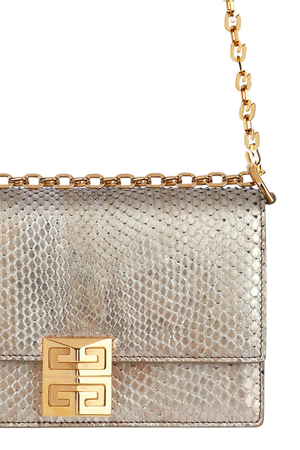 GIVENCHY-4G Small Chain Bag-SILVERY