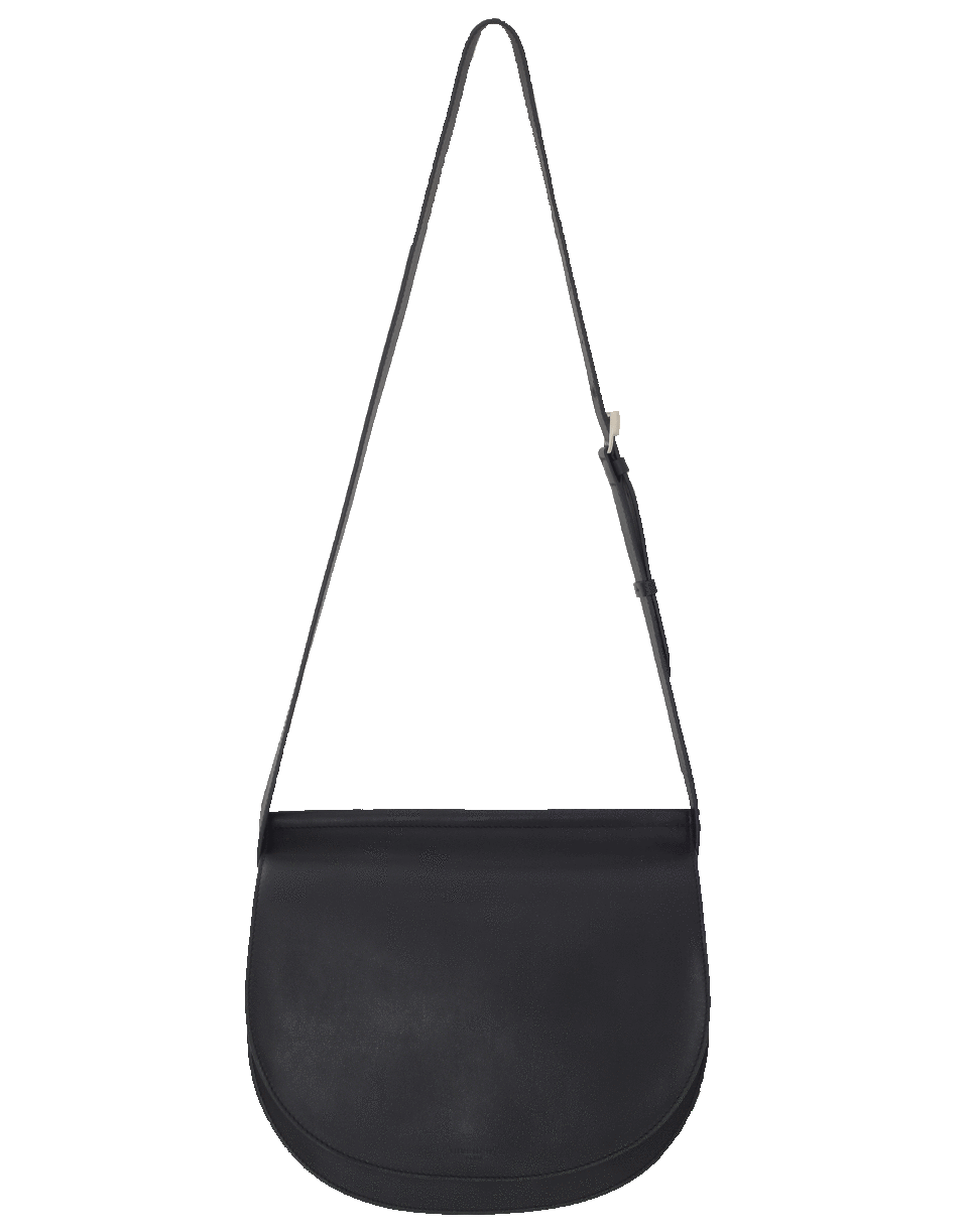 GIVENCHY-Infiniti Leather Saddle Bag-BLACK