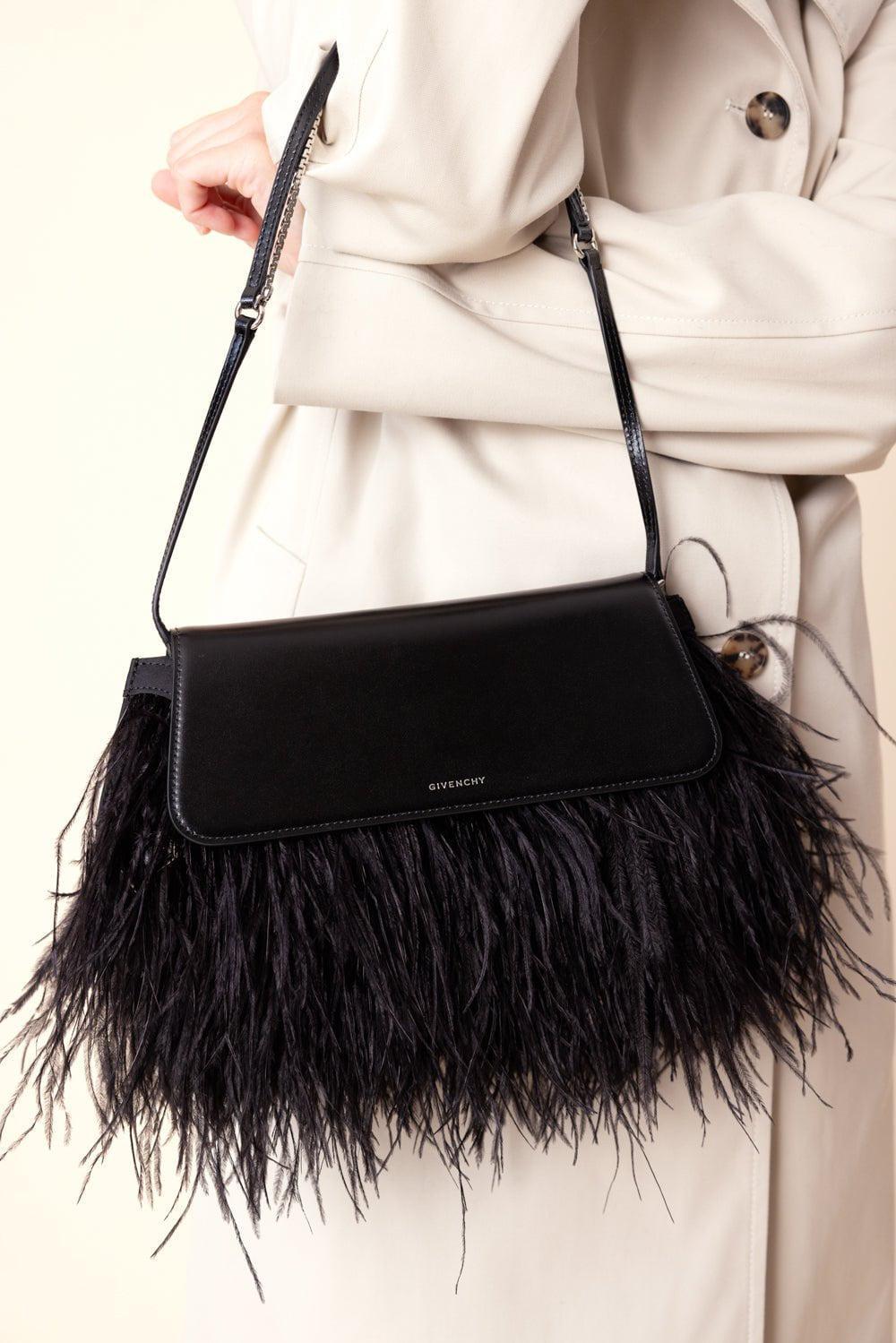 GIVENCHY-Voyou Clutch bag-BLACK