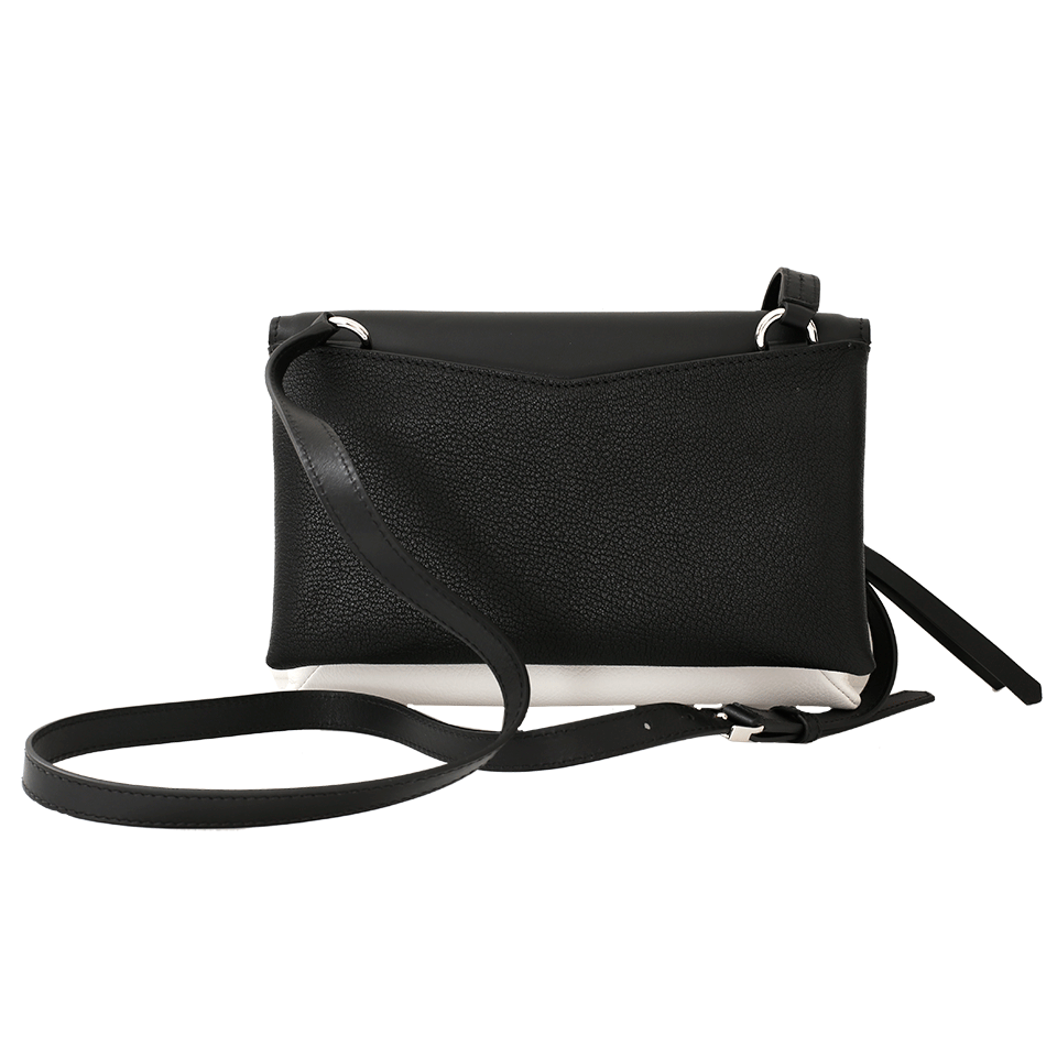 GIVENCHY-Duetto Bi-Color Crossbody Bag-BLK/WHT