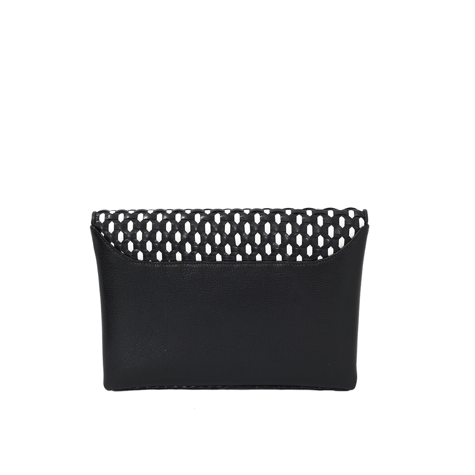 GIVENCHY-Antigona Woven Evening Clutch-BLK/WHT