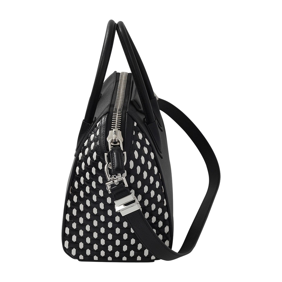 GIVENCHY-Small Antigona Bag-BLK/WHT