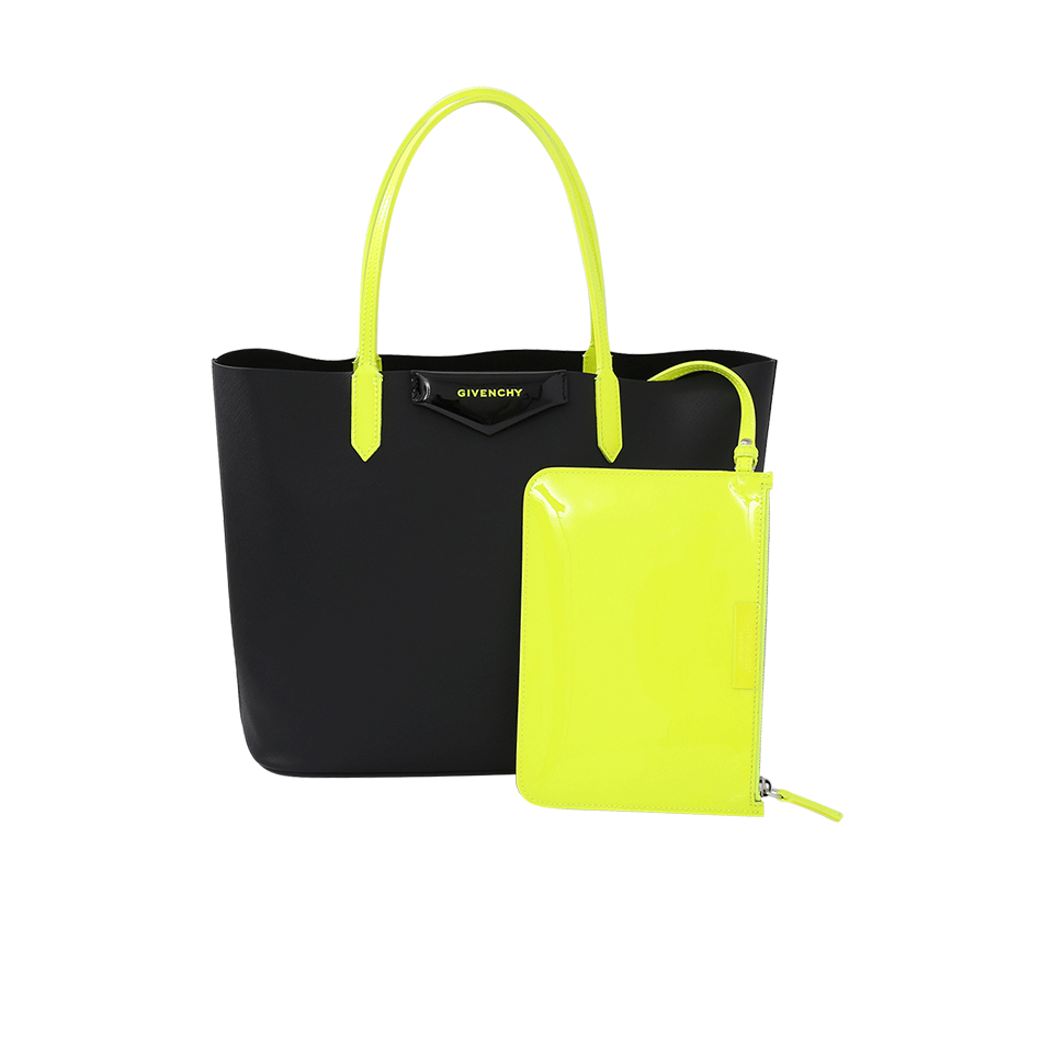 GIVENCHY-Small Shopping Antigona-BLK/YLLW