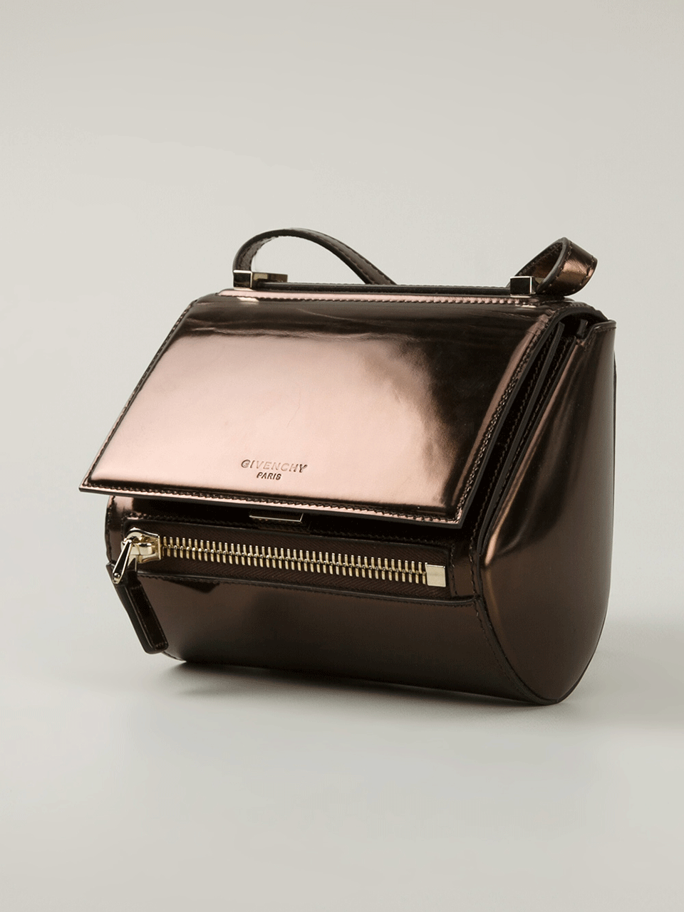 GIVENCHY-Mirrored Mini Pandora Box-BRONZE