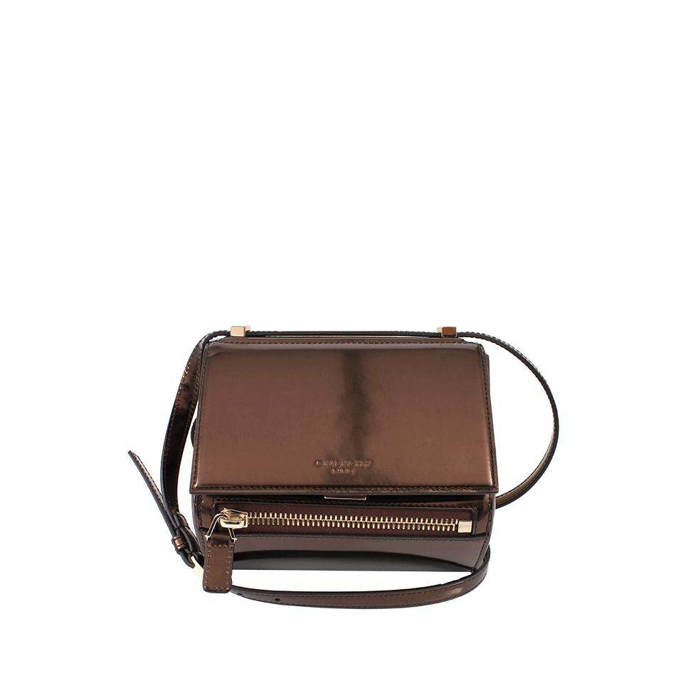 GIVENCHY-Mirrored Mini Pandora Box-BRONZE