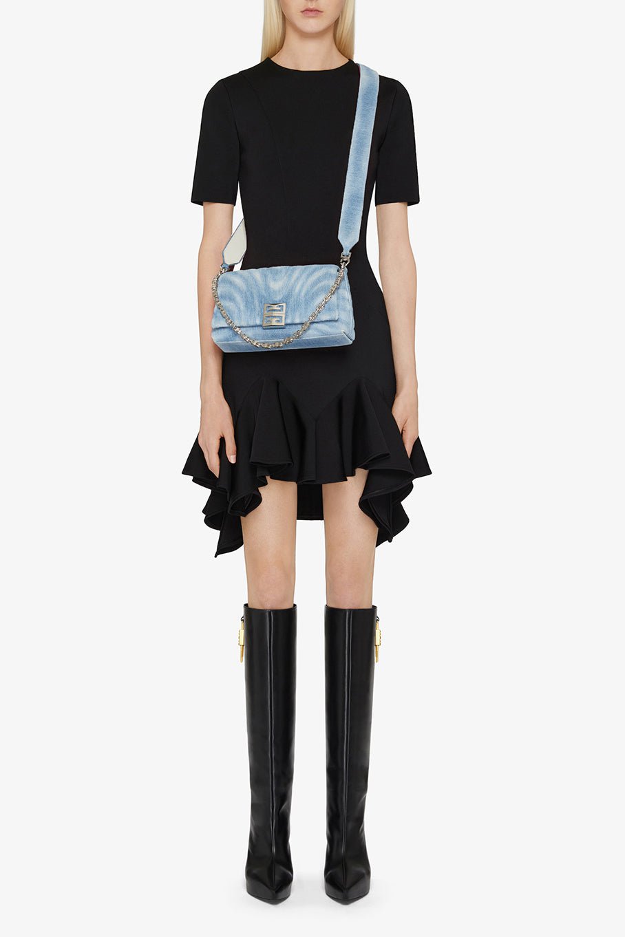 GIVENCHY-4G Soft Small Bag-MEDBLUE