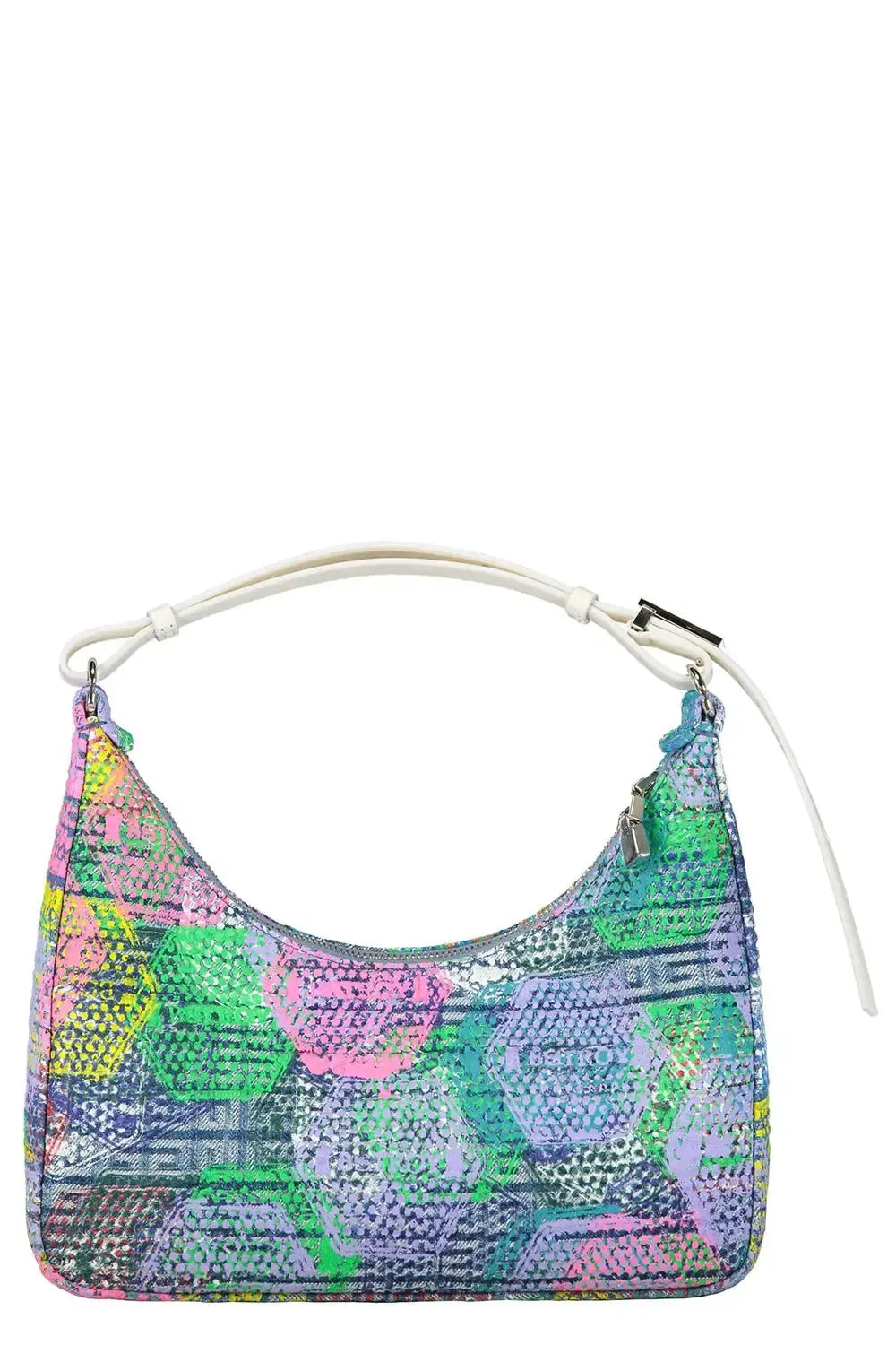 GIVENCHY-Moon Cutout Small Hobo Bag-MULTCOLR