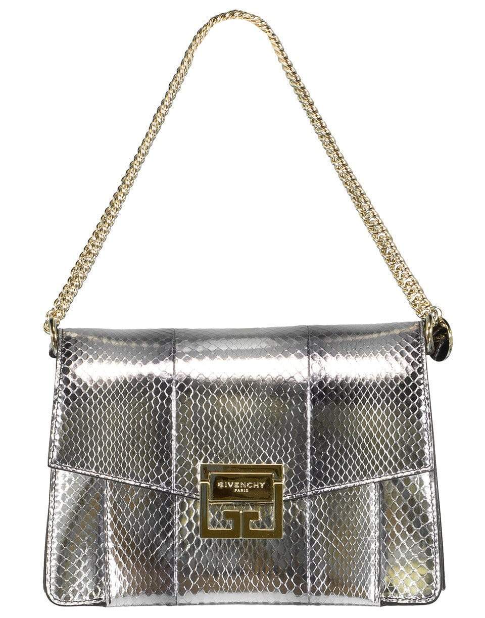 GIVENCHY-Silver GV3 Small Bag-SILVER