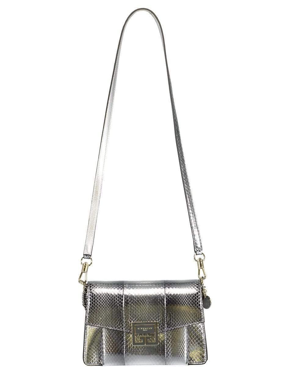 GIVENCHY-Silver GV3 Small Bag-SILVER