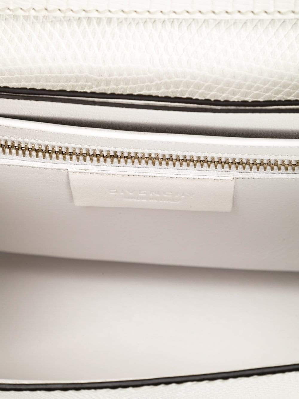 GIVENCHY-Bow Cut Lizard Bag-WHITE