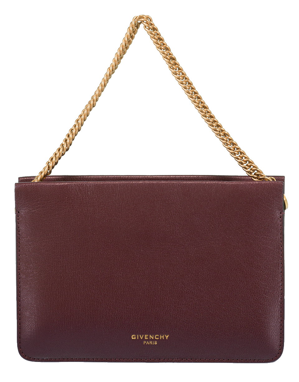 GIVENCHY-Crossbody With Chain-AUBERGINE/GRAPHITE