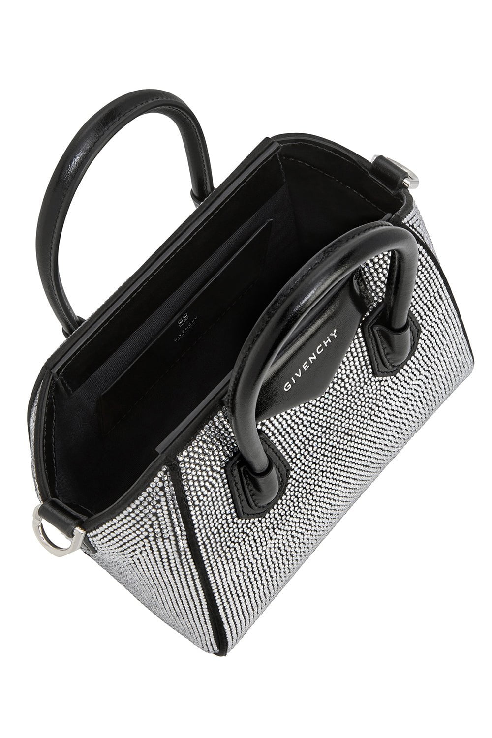 Antigona Micro Leather Tote Bag in Black - Givenchy